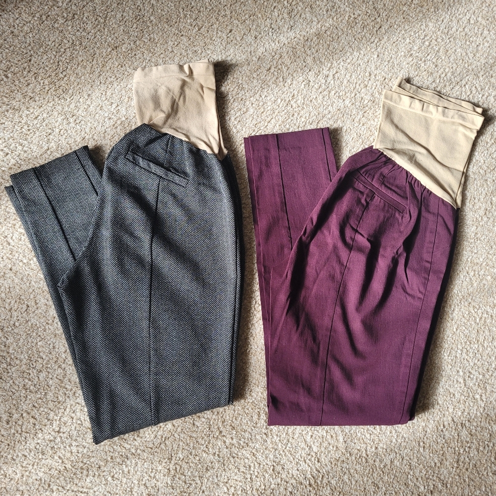 Maternity Dress Pants (x2)